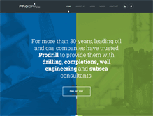 Tablet Screenshot of prodrill-ers.com